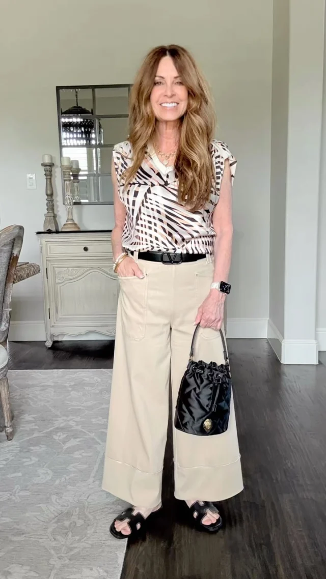 Happy Monday Fun Day! Wishing you a relaxing day off or a safe journey if you're traveling. 

I'm excited to share with you my latest obsession - Lysse New York! Their clothing’s won me over with its beauty, quality and comfort.

I’m petite at 5’1” and these cropped length pants fit me great, along with their tops. The brand is eco friendly using recycled materials in many of their products. Very cool!

This wide leg style is a favorite of mine. Are you a fan too?

Let me know if you want links and sizing info.💖
#lysse #LysseNewYork #whatimwearing #womenover50 #midlife #proaging #aginggracefully #petite #petitefashion #ecofriendlyproducts #beautyinspo #over50andfabulous