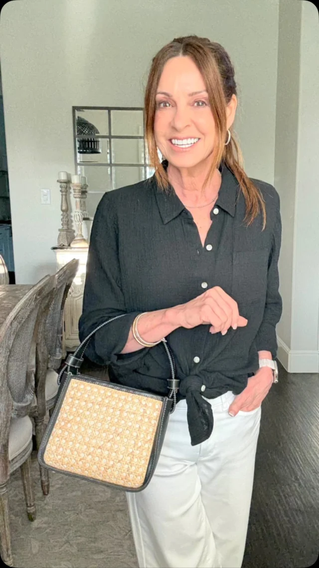 A simple black and white outfit is one of my favorite combinations for summer! #ad

The lightweight gauze button down and the cropped wide leg pants are both available in several color options. And can we talk about the fabulous accessories?! 

@jjillstyle has so many pretty pieces to add to your summer wardrobe (sizes XS-4X, petite and tall).💖

I’m 5’1” and am wearing regular pants and a petite size top. Comment SHOP for details and my opinion on the sizing.

Have you been to a J.Jill store recently?💖

#JJillStyle #womenover50 #midlifefashion #petitefashion #summerstyles