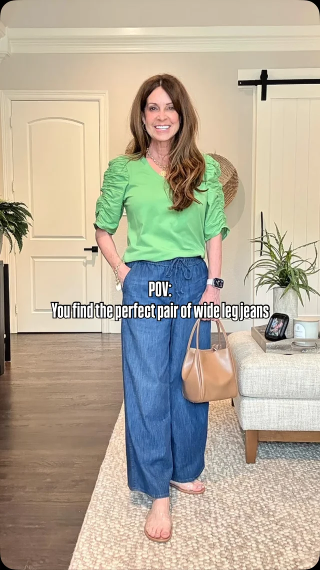 One pair of jeans = endless possibilities 🎉

Don’t you just love when you find that perfect pair of jeans?! No matter what top I wear with this wide leg style, I feel great in them.💖

They’re part of the big @lovechicos semi annual sale that’s happening now (get up to 70% off). The yellow iron-free top is part of the sale too.💛

Love the styles? Comment LINKS and I’ll send you a message with the exact items and size details. (Be sure to follow first to be able to receive my messages).

Follow along for more fun fashion and beauty for women over 50.💃🏻

#summerstyle #womenover50 #dailyoutfitinspo #lovechicos #chicospartner #aginggracefully #outfitsideas #beautyover50 #thisis60 #casualoutfitideas