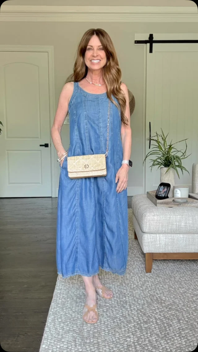 Happy Monday! I’m back from vacation and already dreaming about the next one.

There’s nothing like getting back into the swing of things right away and today’s casual swing dress and jewelry are perfect for the meetings and appointments I have.

But first… a walk with my weighted vest because I actually missed it while I was away. 

Let me know if you’d like the LINKS. The dress is on sale in limited sizes and I have a discount code for the beautiful jewelry.

Have a great week friends!💗
Stacie xo

#mondaymorningmotivation #womenover50 #proaging #petite #midlife #petitestyle #over50fashion #southlake #summerdress #womenover60